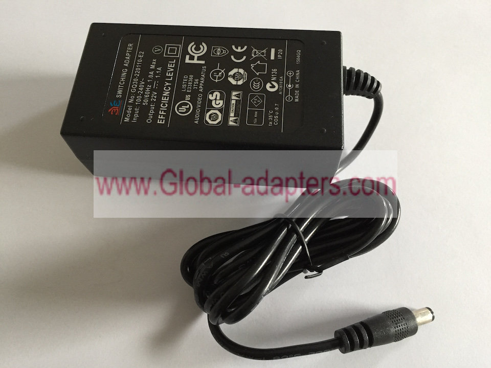 NEW 3YE 22VDC 1.1A Switching Adapter for Blackstar HT PKACBS0025Z Power supply